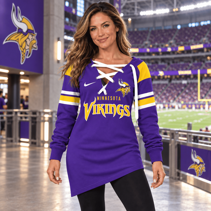 MIN x NFL Game Day Spirit Lace-Up Sweatshirt
