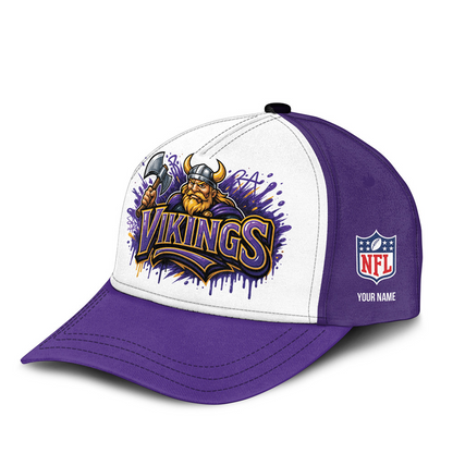 MIN x NFL Premium Custom Graffiti Team Cap