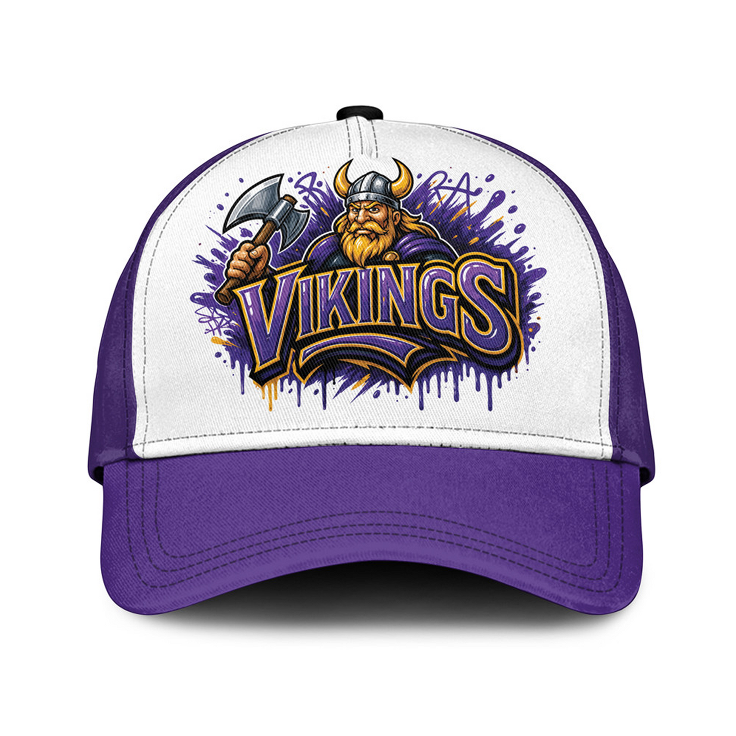 MIN x NFL Premium Custom Graffiti Team Cap