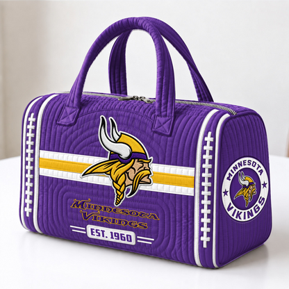 MIA x NFL Quilted Luggage Travel Bag