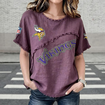 MIN x NFL Women’???s Vintage O-Neck 2905 DatND DVT