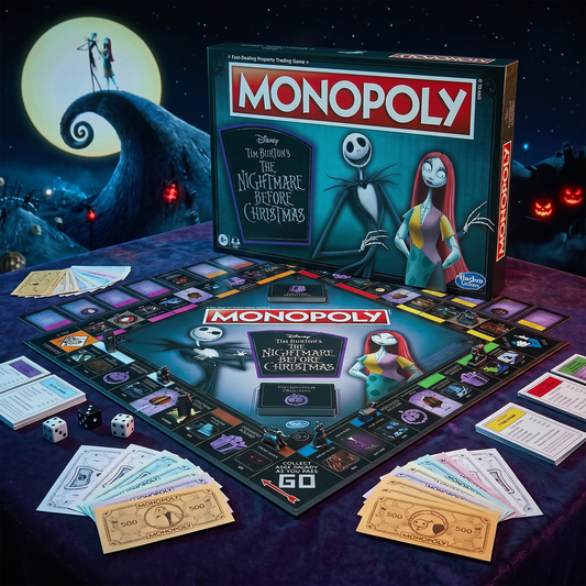 MONOPOLY THE NIGHTMARE BEFORE CHRISTMAS PREMIUM EDITION BOARD GAME