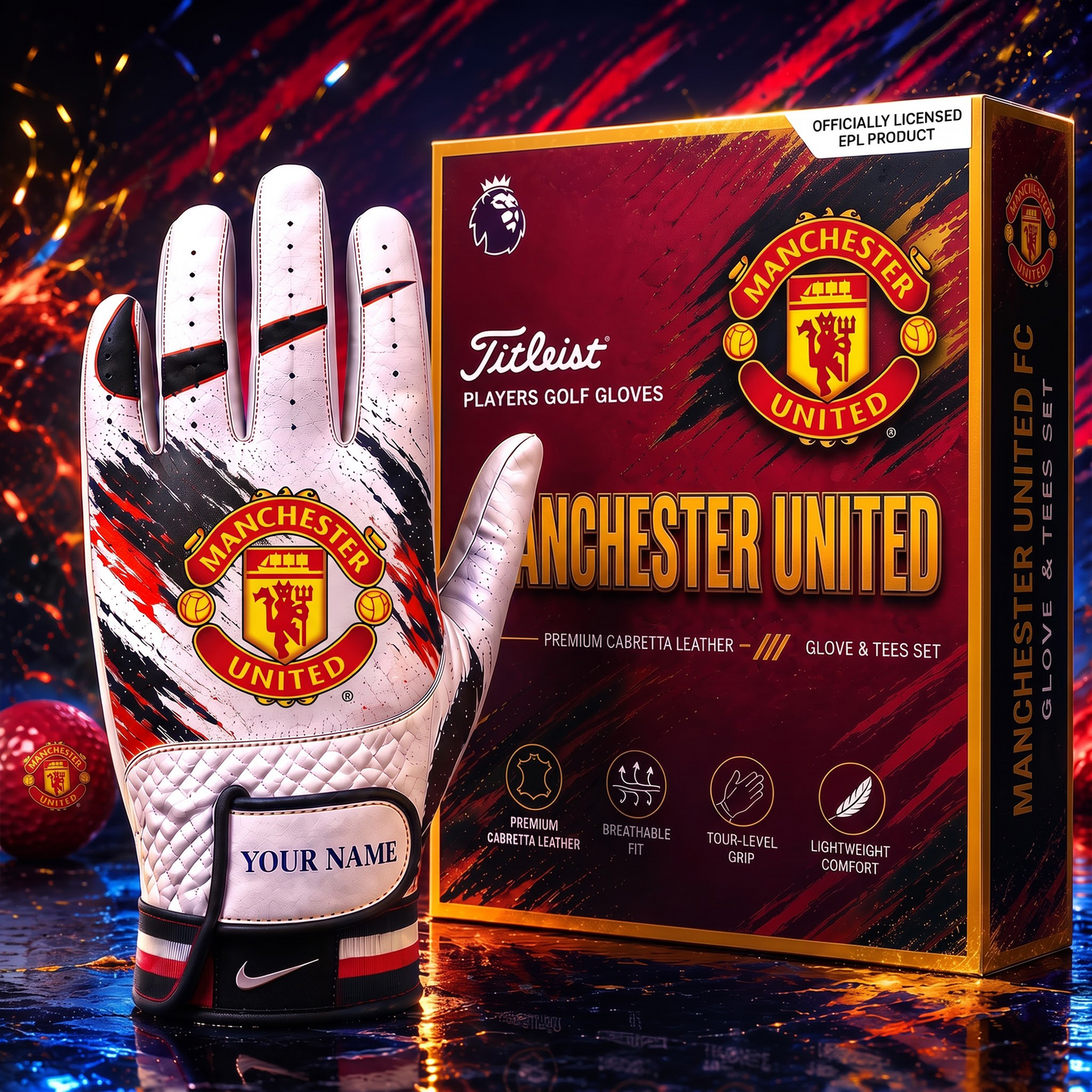 MU_EPL LUXURY PERSONALIZED GOLF GLOVE SET LIMITED EDTION
