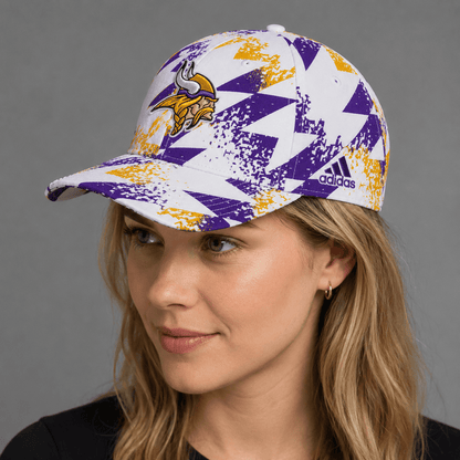 MV Premium NFL Sports Fan Geometric Pattern Baseball Cap