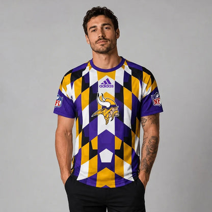 MV x NFL Premium Geometric Fan Performance T-Shirt