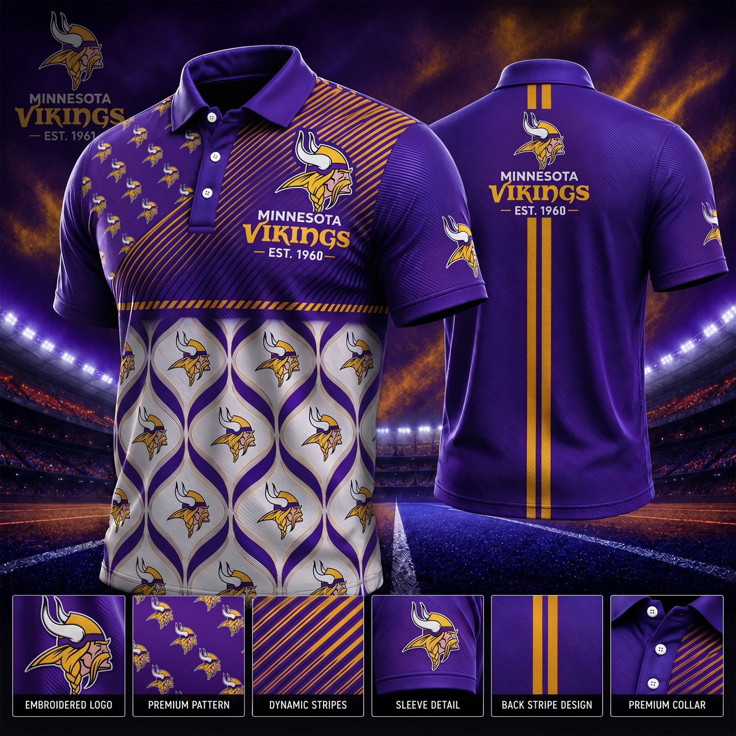 MV_PREMIUM NFL  EXCLUSIVE POLO SHIRT LIMITED EDITION 200726