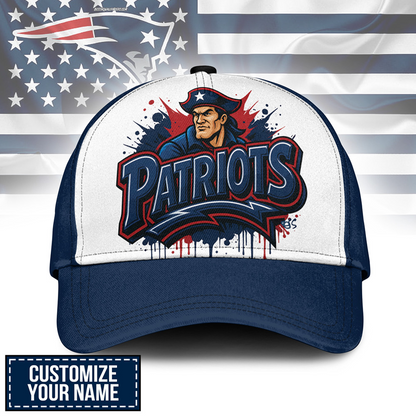 NE x NFL Premium Custom Graffiti Team Cap