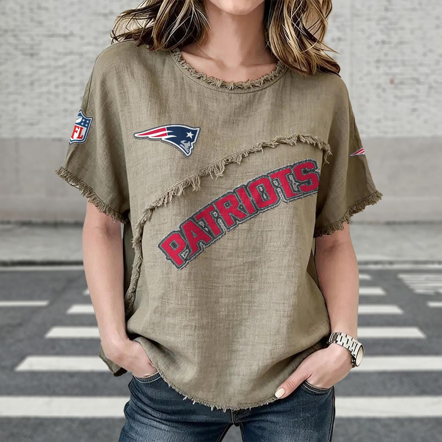 NE x NFL Women’???s Vintage O-Neck 2905 DatND DVT