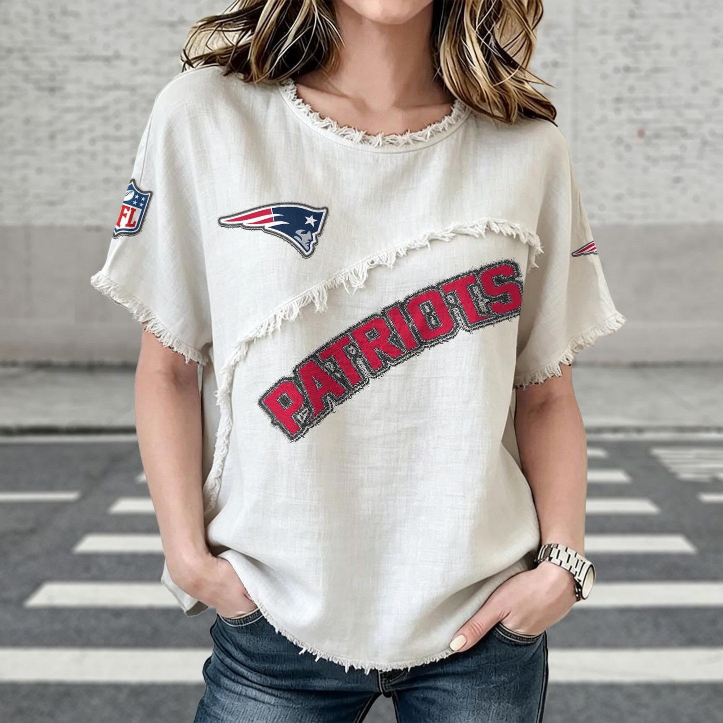 NE x NFL Women’???s Vintage O-Neck 2905 DatND DVT