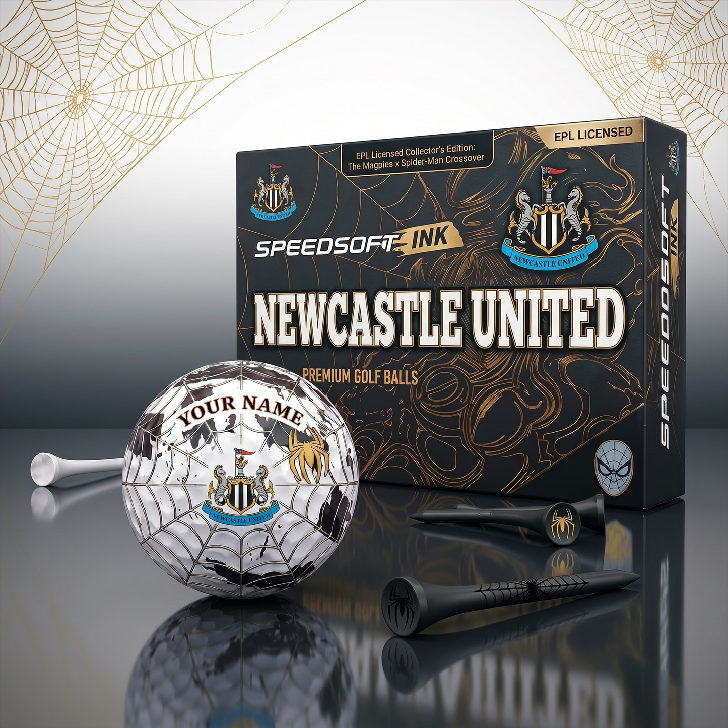 NEW X PREMIUM EPL SPIDER EDITION SPEEDSOFT GOLF BALL SET