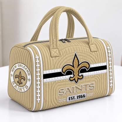 NO x NFL Quilted Luggage Travel Bag