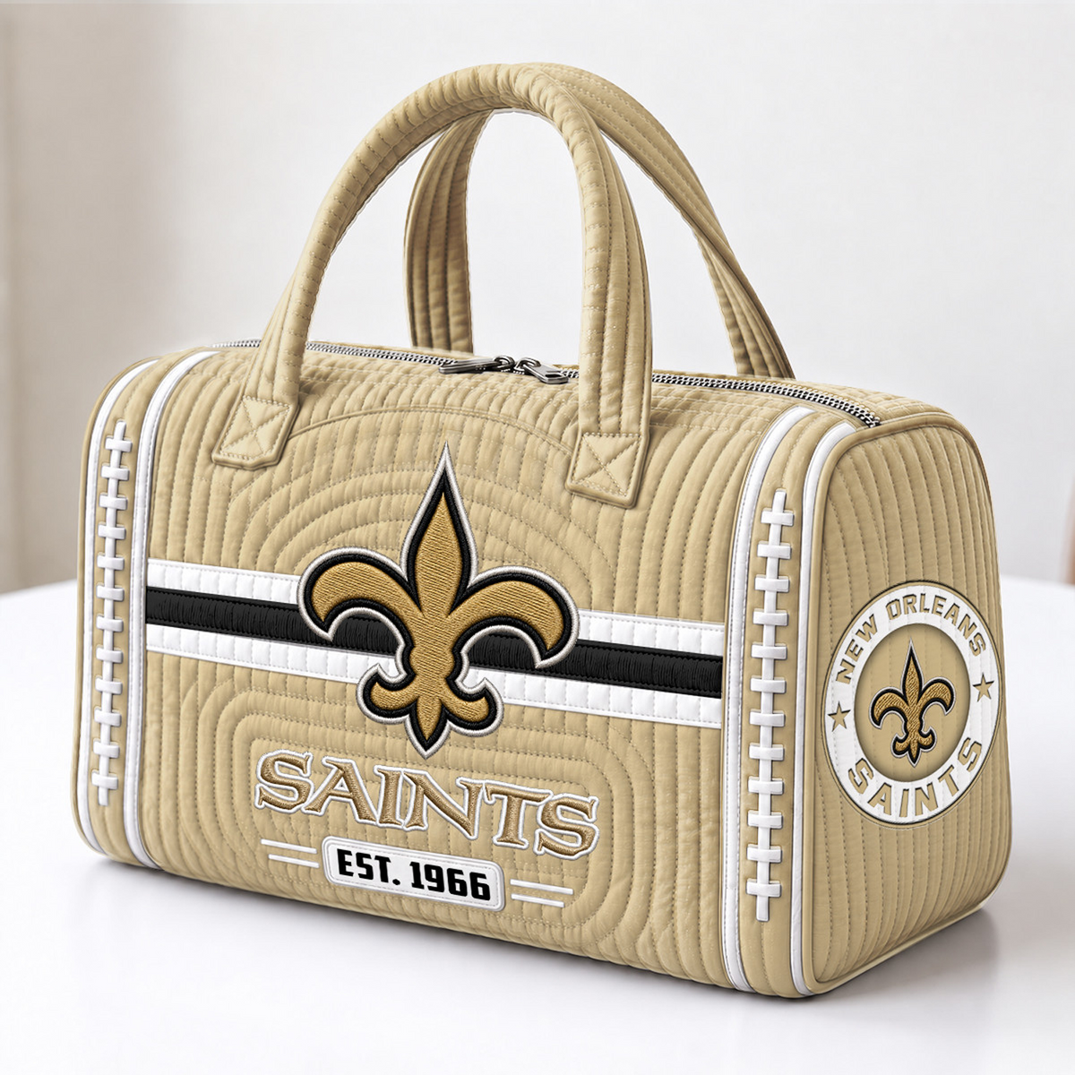 MIN x NFL Quilted Luggage Travel Bag
