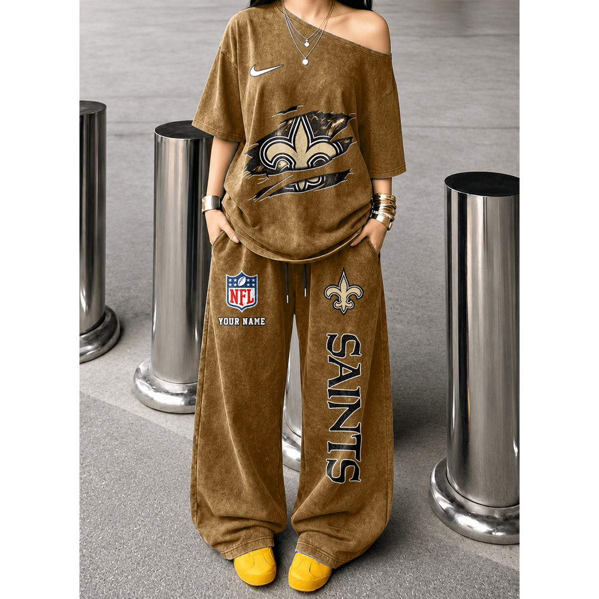 NO x NFL Relaxed Fit Two Piece Sportswear Set