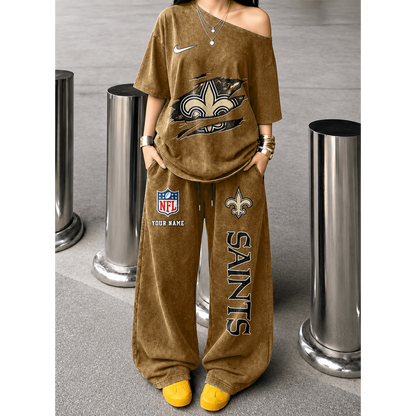 NO x NFL Relaxed Fit Two Piece Sportswear Set