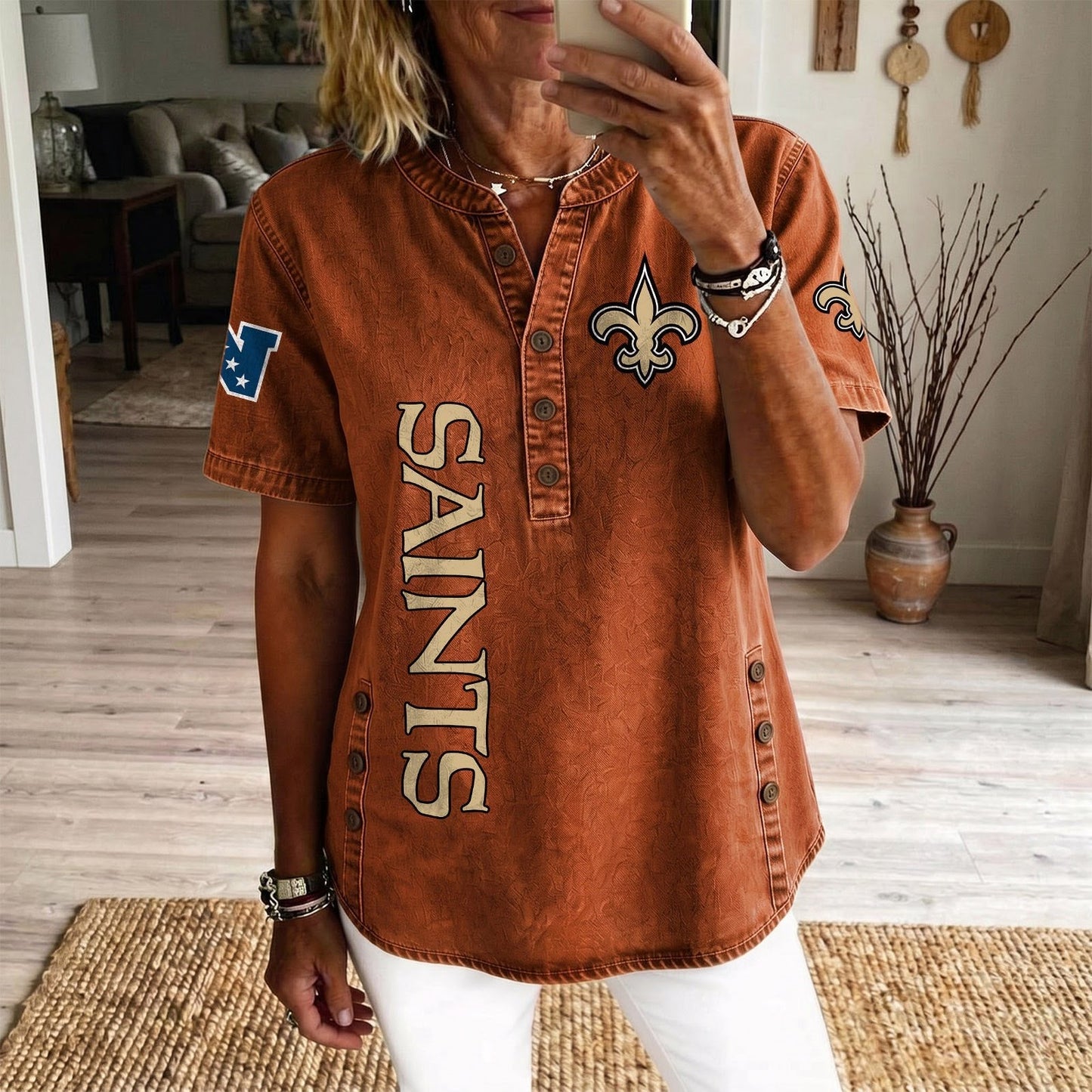 NO x NFL Women’???s Denim Casual Tops DATND LBN 190526