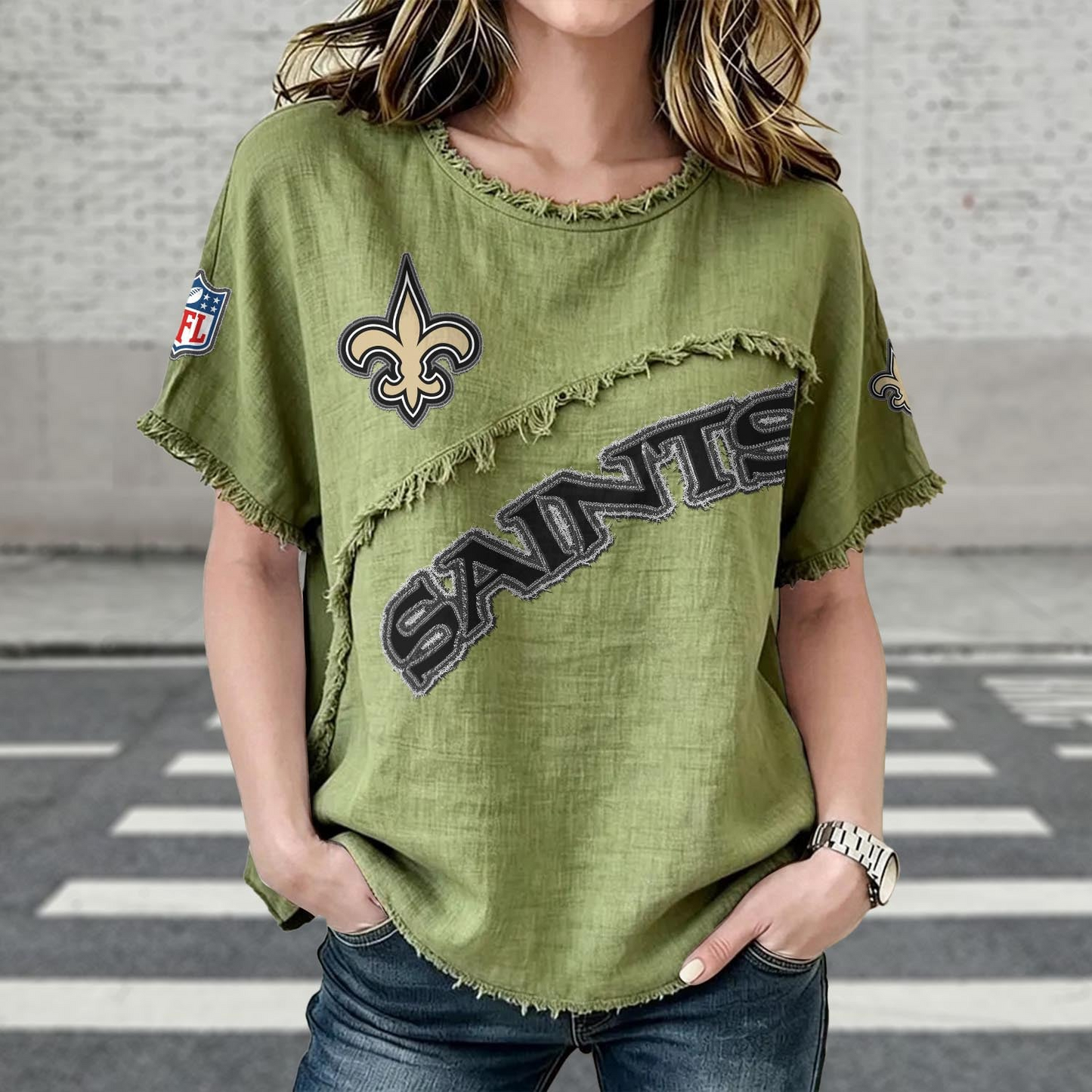 NO x NFL Women’???s Vintage O-Neck 2905 DatND DVT