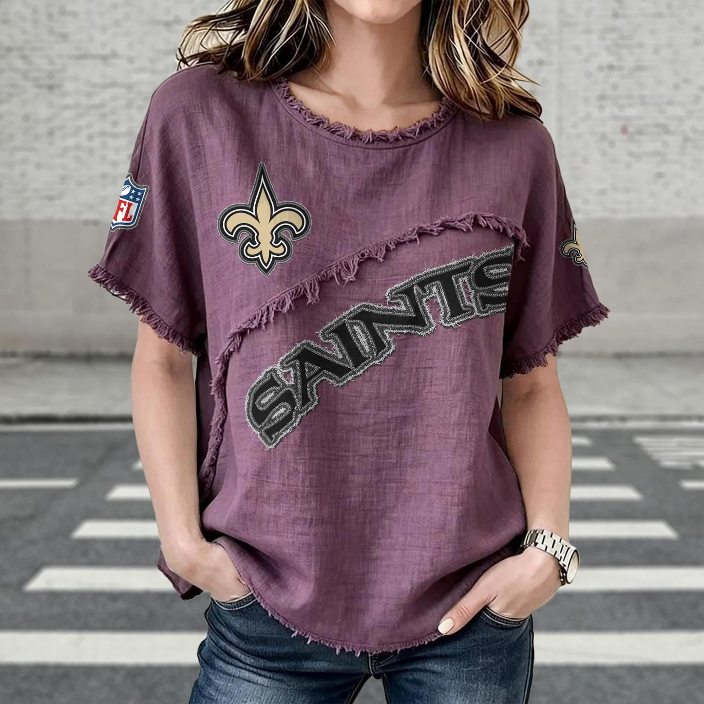NO x NFL Women’???s Vintage O-Neck 2905 DatND DVT