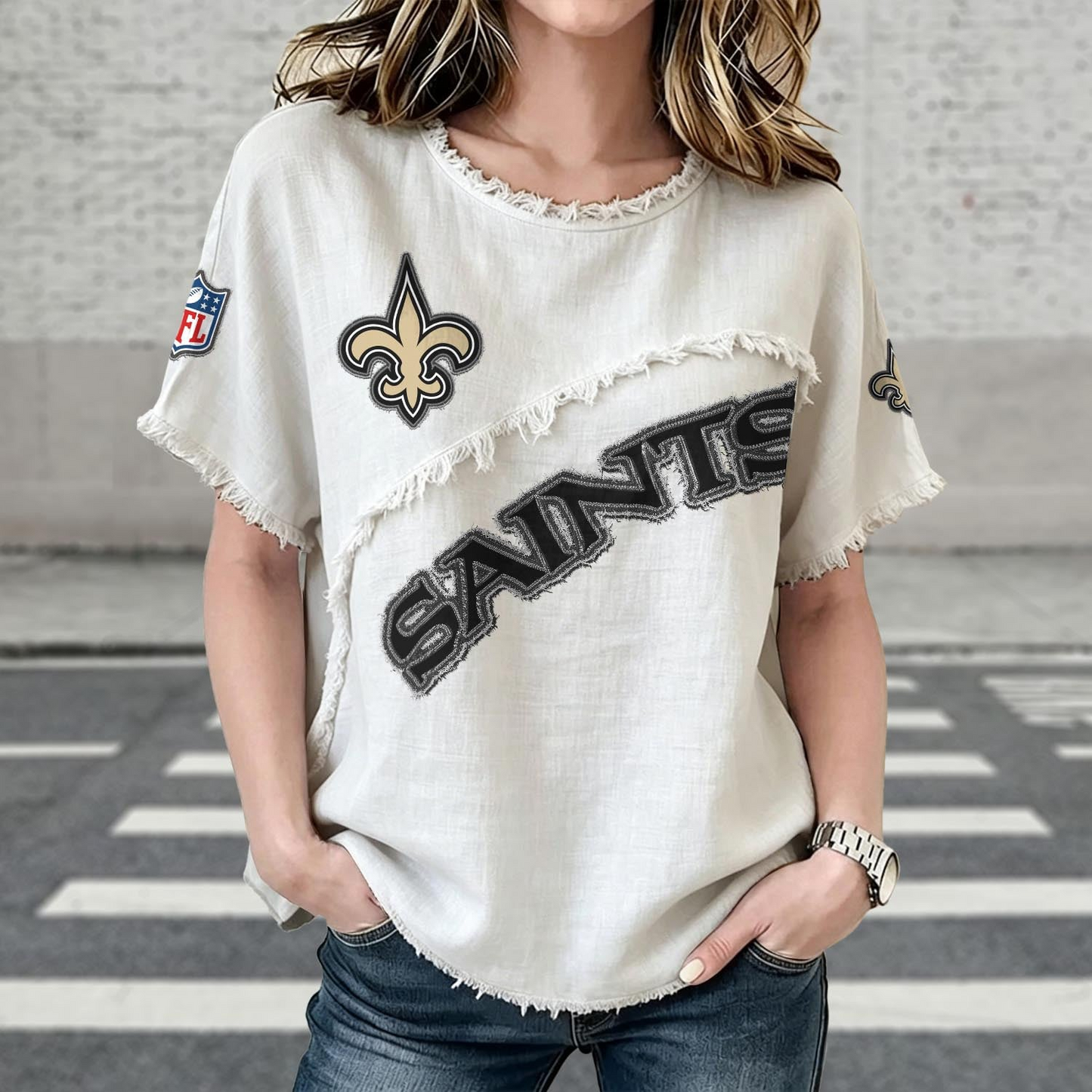 NO x NFL Women’???s Vintage O-Neck 2905 DatND DVT