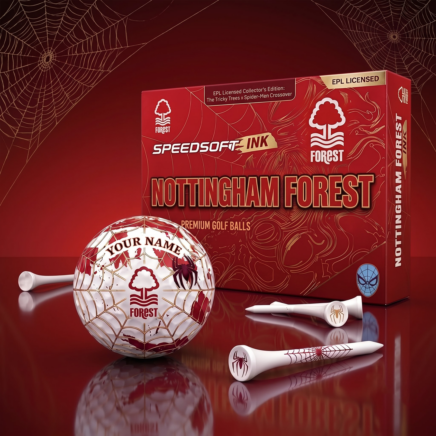 NOT X PREMIUM EPL SPIDER EDITION SPEEDSOFT GOLF BALL SET