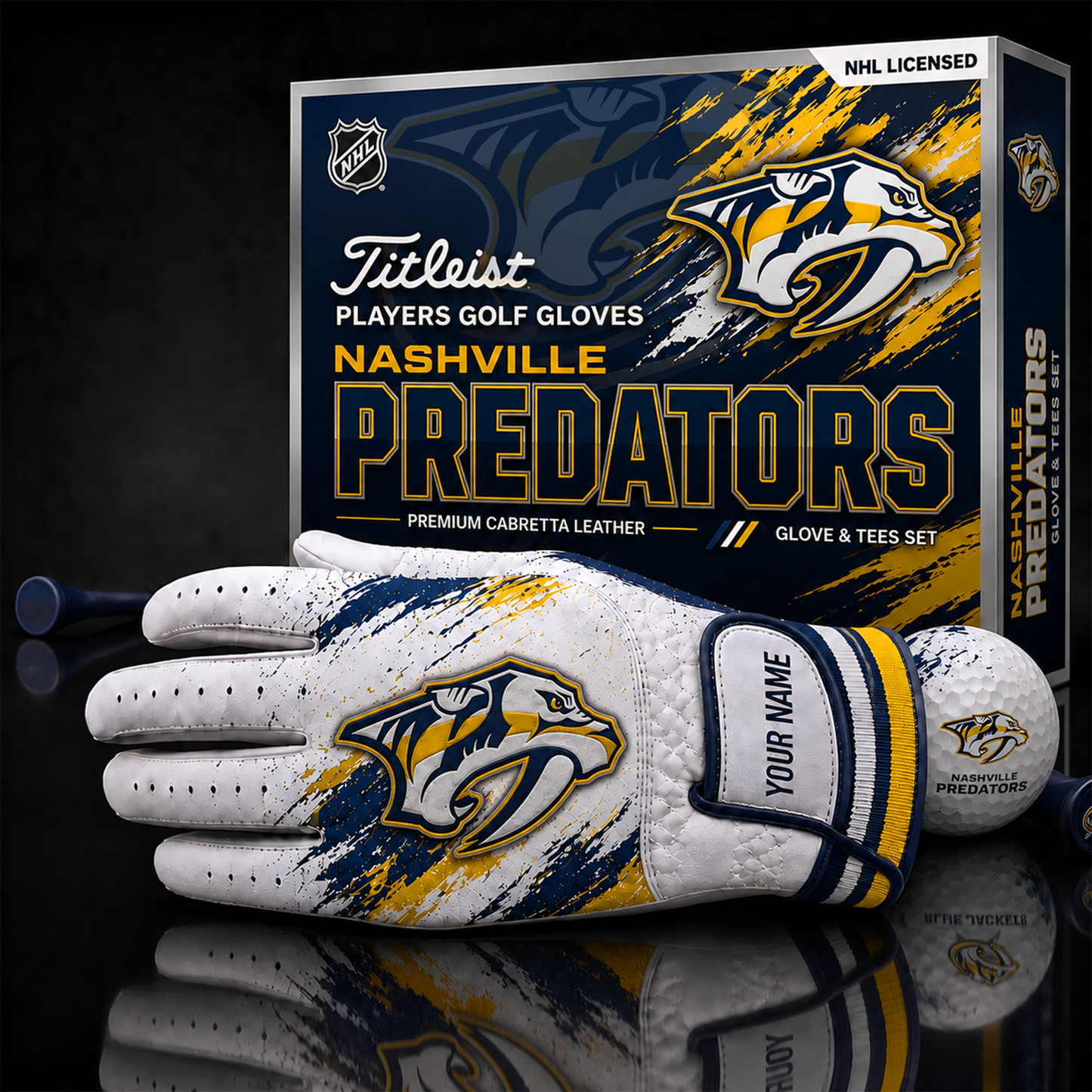 NP_LUXURY PERSONALIZED GOLF GLOVE SET LIMITED EDTION