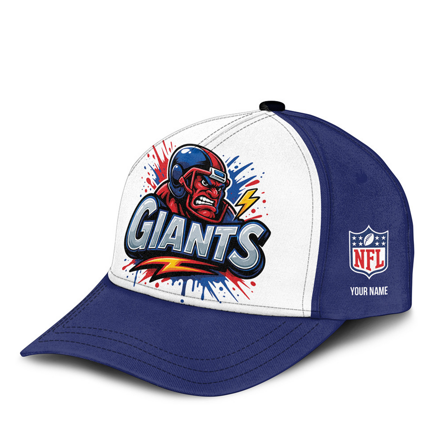 NYG x NFL Premium Custom Graffiti Team Cap