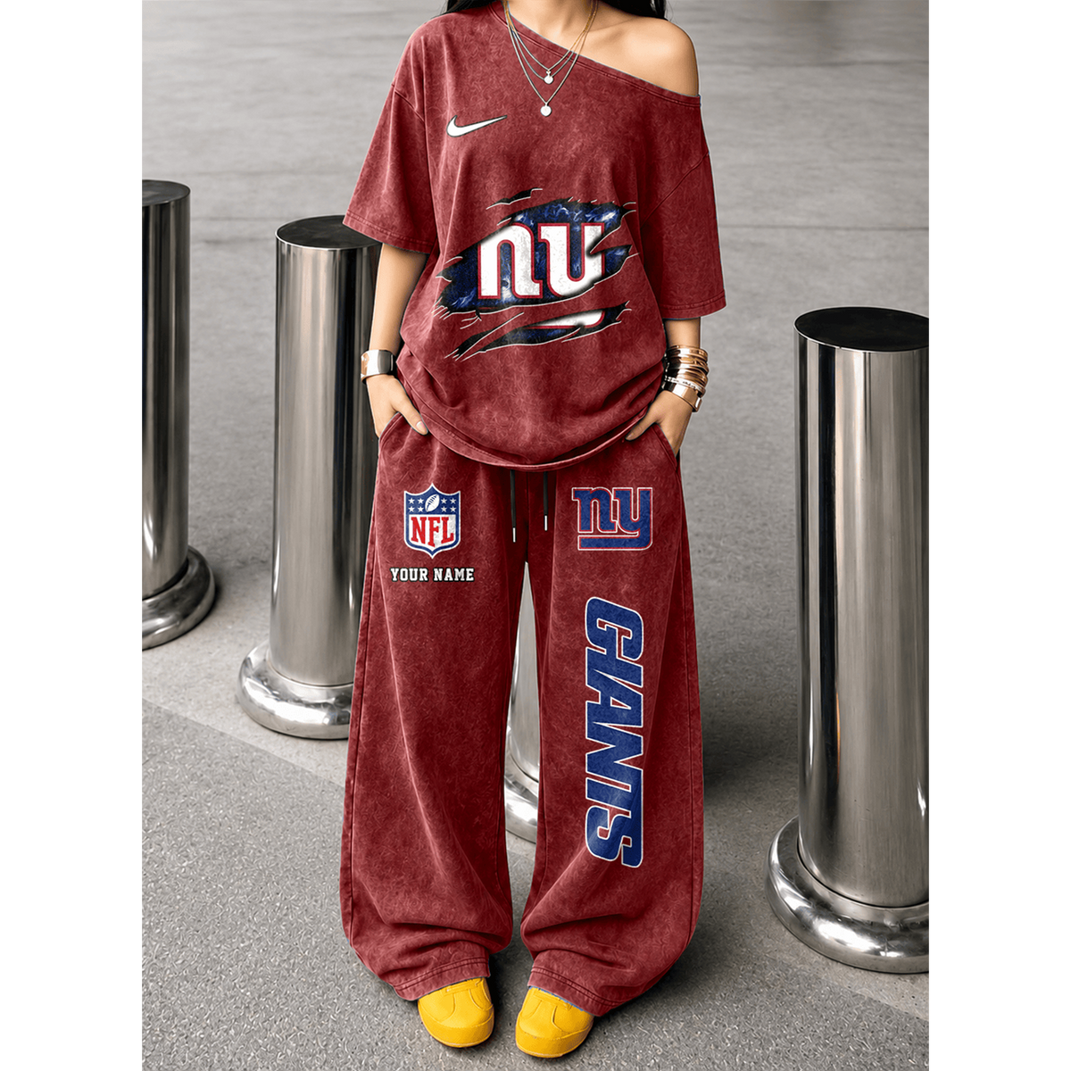 NYG x NFL Relaxed Fit Two Piece Sportswear Set