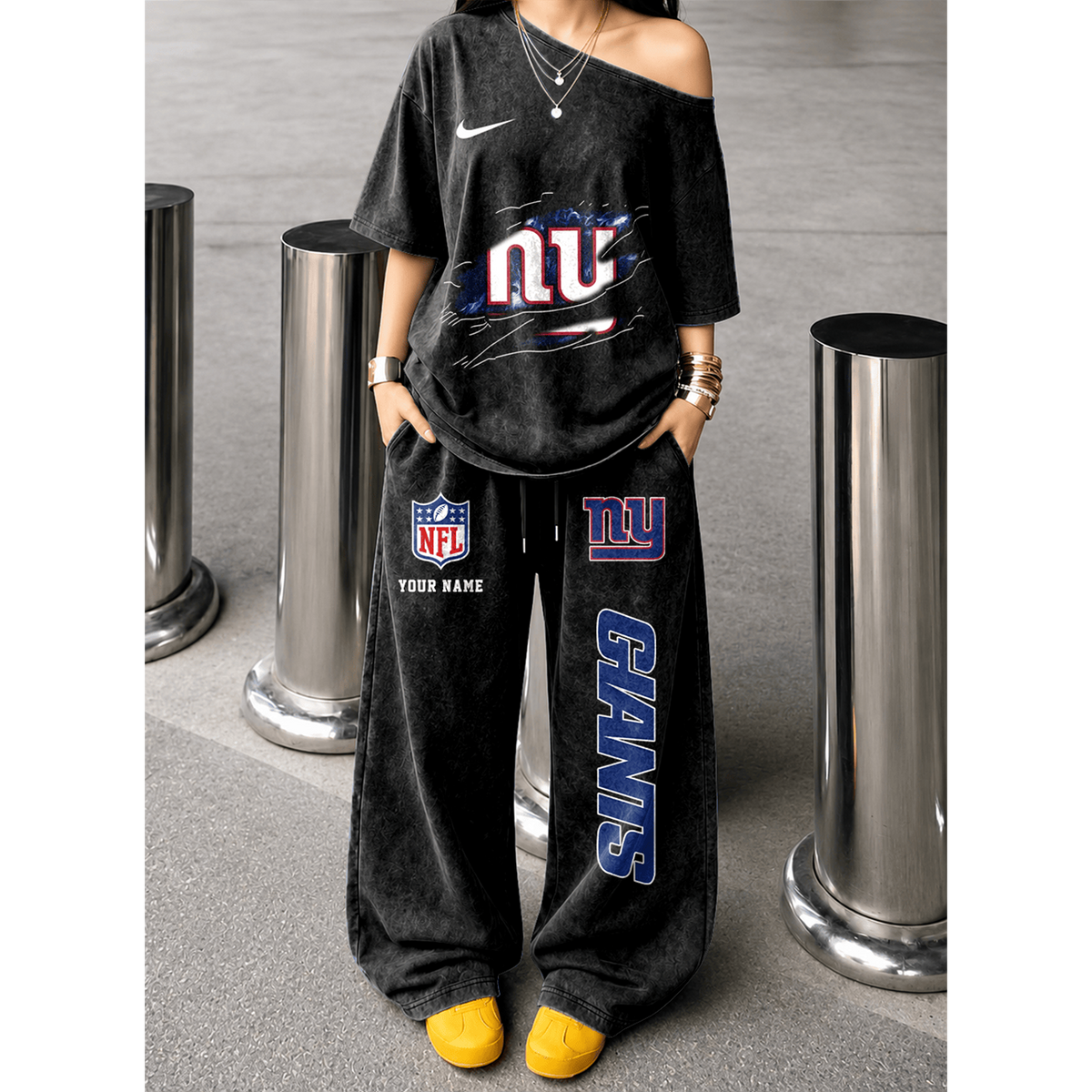 NYG x NFL Relaxed Fit Two Piece Sportswear Set