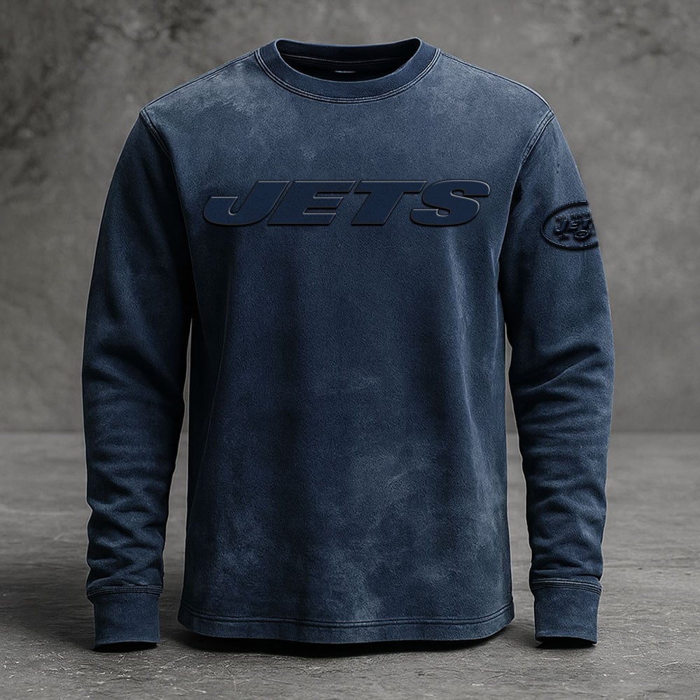 NYJ x NFL Embossed SweatShirt DATND TANTD KAN