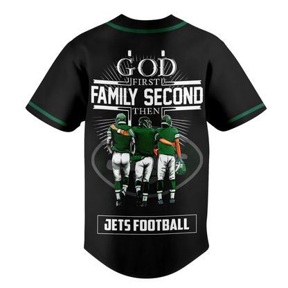 NYJ x NFL God First, Family Second – Faith & Brotherhood Football Jersey
