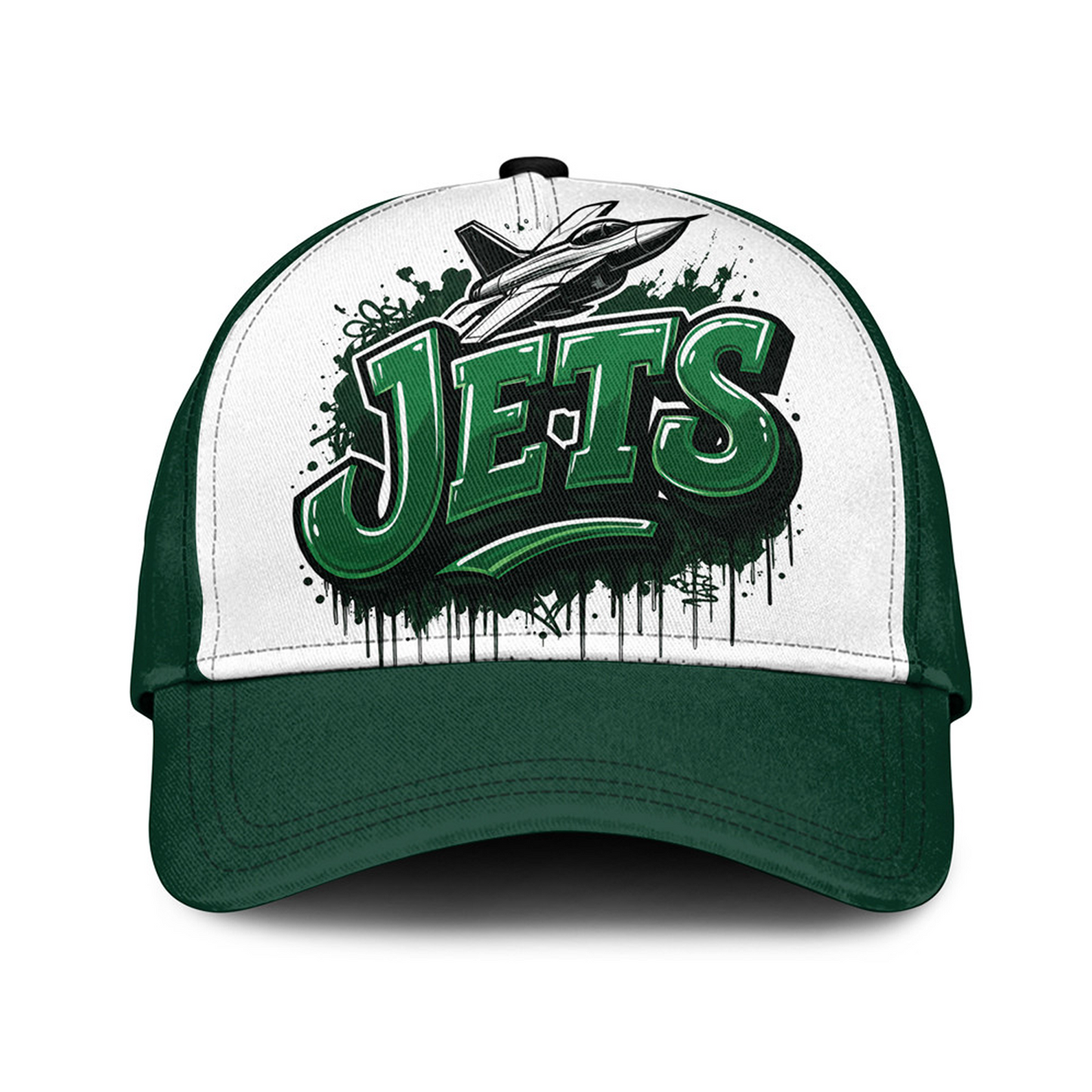NYJ x NFL Premium Custom Graffiti Team Cap