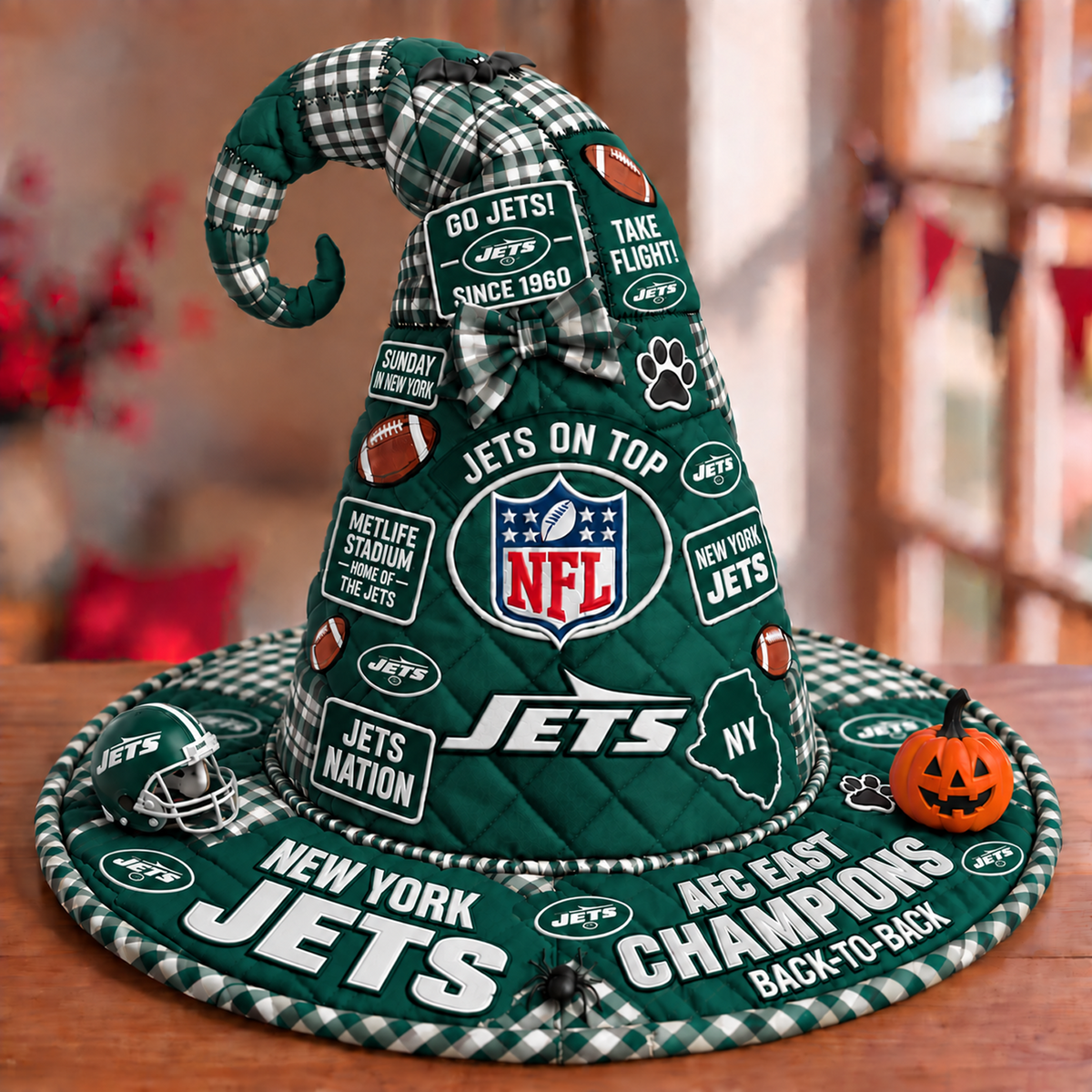 NYJ x NFL Quilted Witch Hat