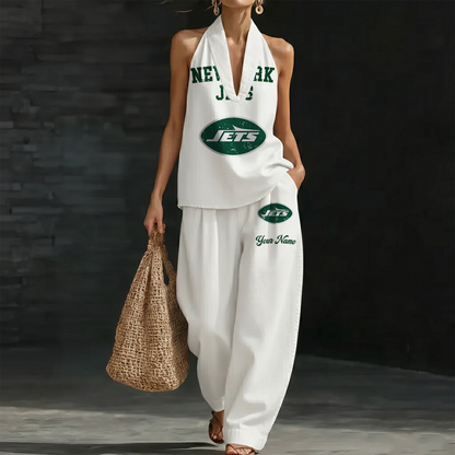 NYJ x NFL Women's Vintage Washed Denim Suit DATND TANTD 030626
