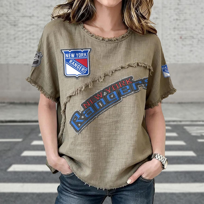 NYR x NHL Women’???s Vintage O-Neck 2905 DatND DVT