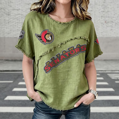 OTT  x NHL Women’???s Vintage O-Neck 2905 DatND DVT