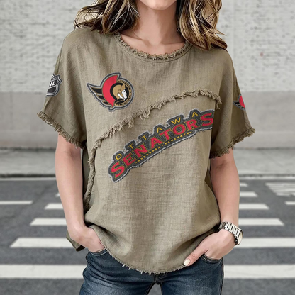 OTT  x NHL Women’???s Vintage O-Neck 2905 DatND DVT