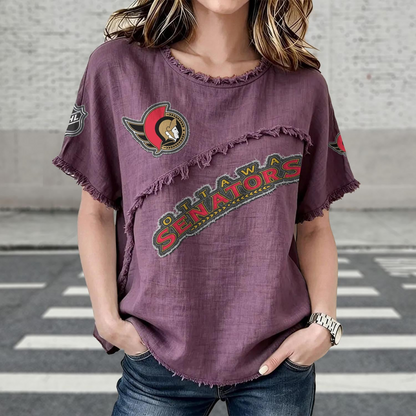 OTT  x NHL Women’???s Vintage O-Neck 2905 DatND DVT