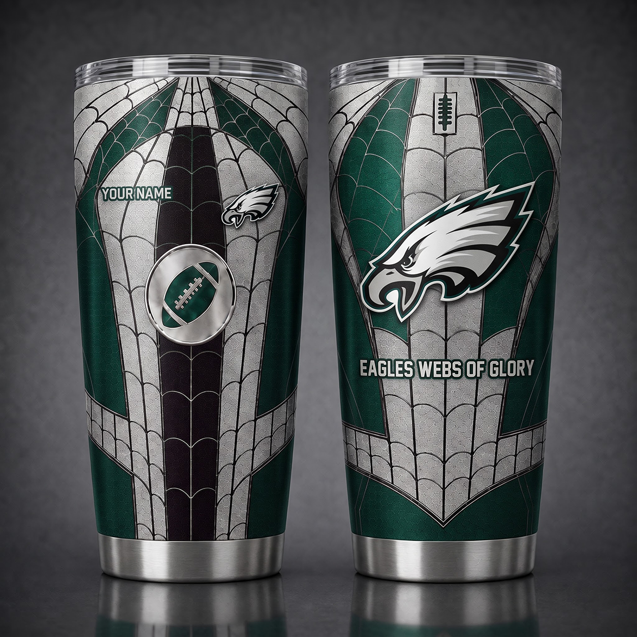 PE NFL x Spider Premium Classic Tumbler Limited Edition Gift for Football Fans