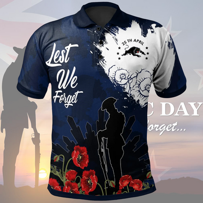 PEN x Anzac Day Polo Shirt DATND TANTD