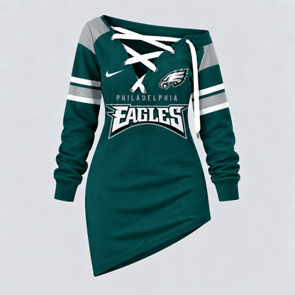PHI x NFL Game Day Spirit Lace-Up Sweatshirt