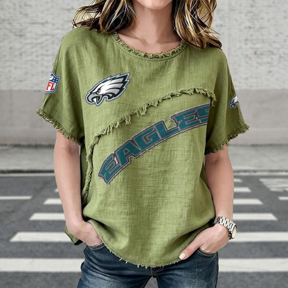 PHI x NFL Women’???s Vintage O-Neck 2905 DatND DVT