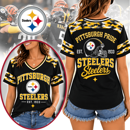 PIT Premium NFL All-American Camo V-neck