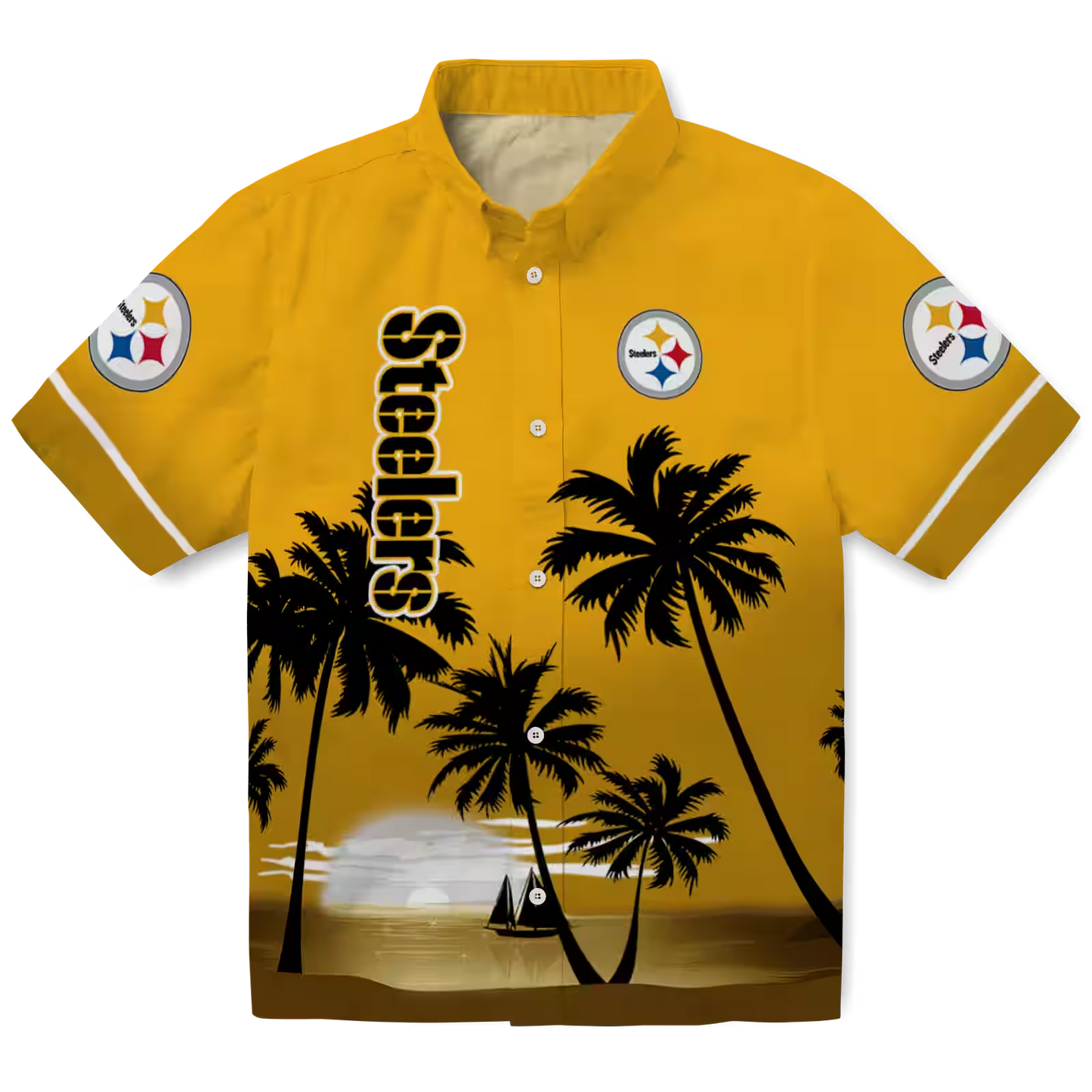 PIT x NFL Hawaiian Shirt ’??? Beach Sunset DATND TANTD 270526