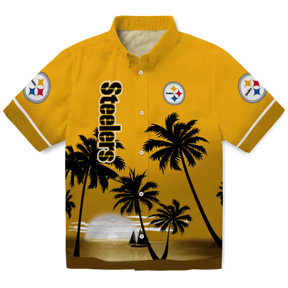 PIT x NFL Hawaiian Shirt ’??? Beach Sunset DATND TANTD 270526