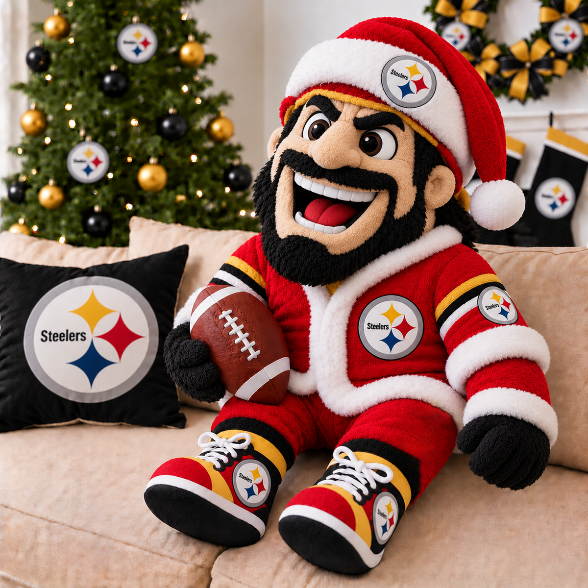 PIT x NFL Luxury Plush Pillows