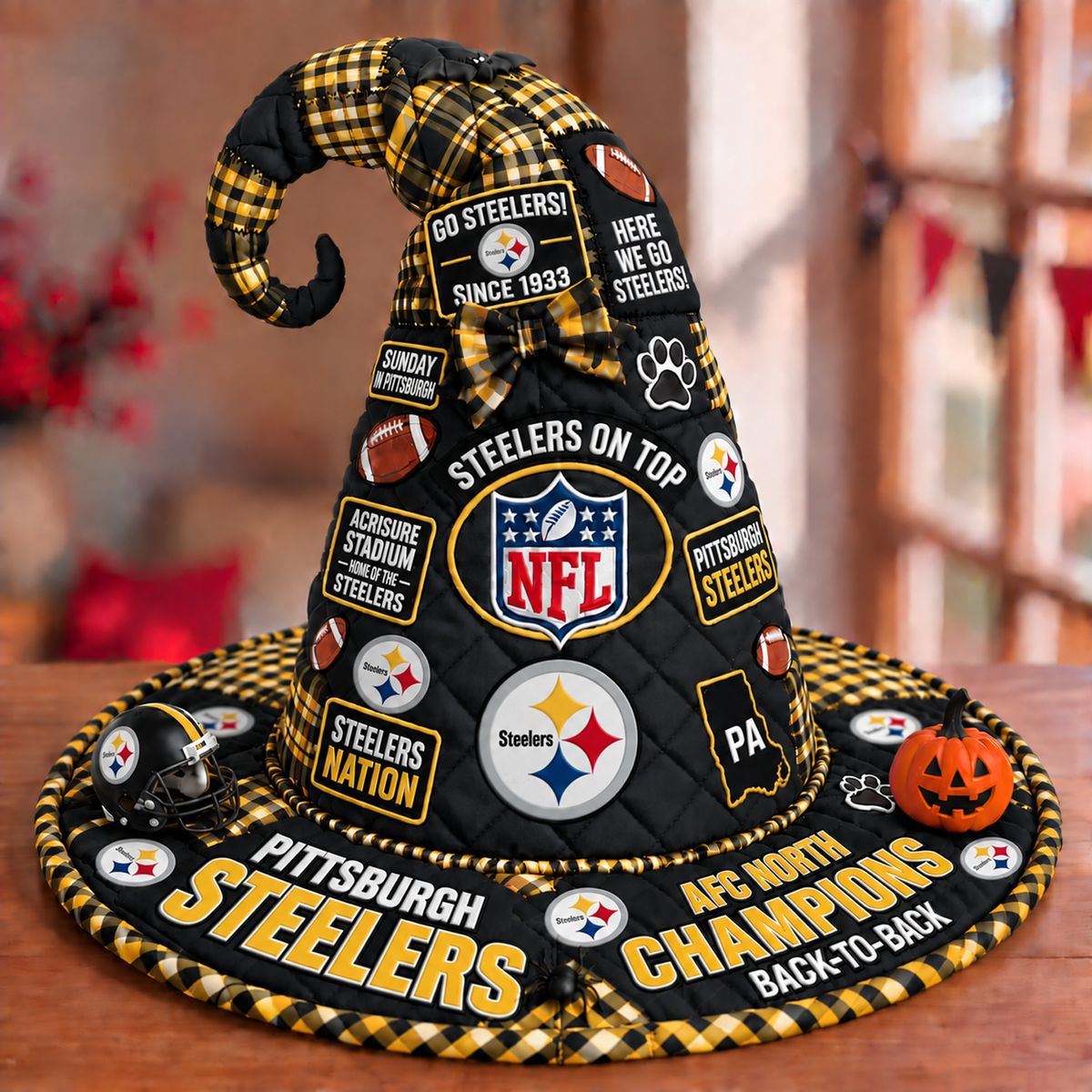 PIT x NFL Quilted Witch Hat