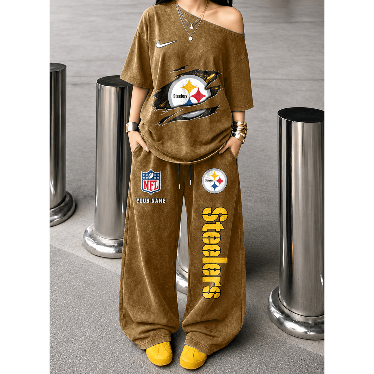 PIT x NFL Relaxed Fit Two Piece Sportswear Set