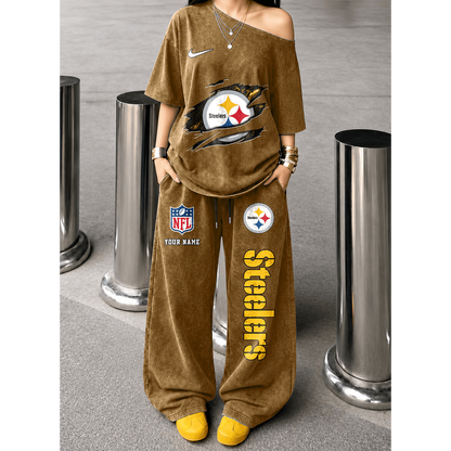 PIT x NFL Relaxed Fit Two Piece Sportswear Set