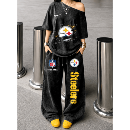 PIT x NFL Relaxed Fit Two Piece Sportswear Set