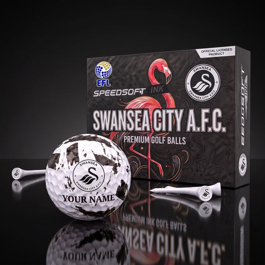 PREMIUM EFL X SWA EXCLUSIVE PERSONALIZED GOLF BALL SET LIMITED EDTION