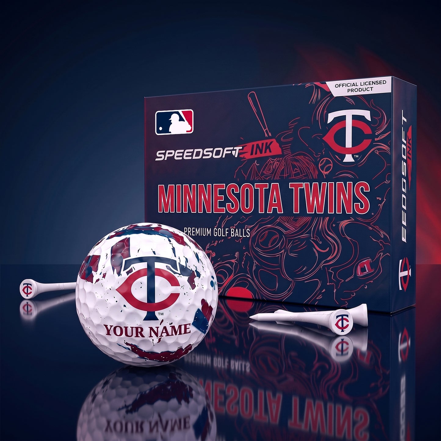 PREMIUM MLB X MT EXCLUSIVE PERSONALIZED GOLF BALL SET LIMITED EDTION